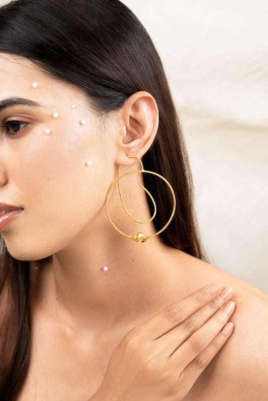 Conch shell Cuff Earrings at Kamakhyaa by Amalgam By Aishwarya. This item is All Occasions, Brass, Earrings, Fashion Jewellery, Gold, Gold Plated, Handcrafted Jewellery, jewelry, Natural, Sea Of Hope