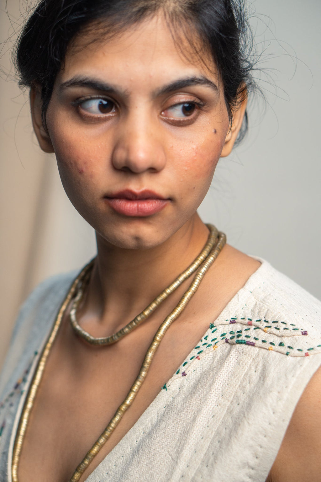 Cropped Blouse & Flared Skirt Set at Kamakhyaa by Lafaani. This item is 100% pure cotton, Casual Wear, Dress Sets, Green, Kora, Natural with azo free dyes, Organic, Regular Fit, Rewind, Solids, Womenswear