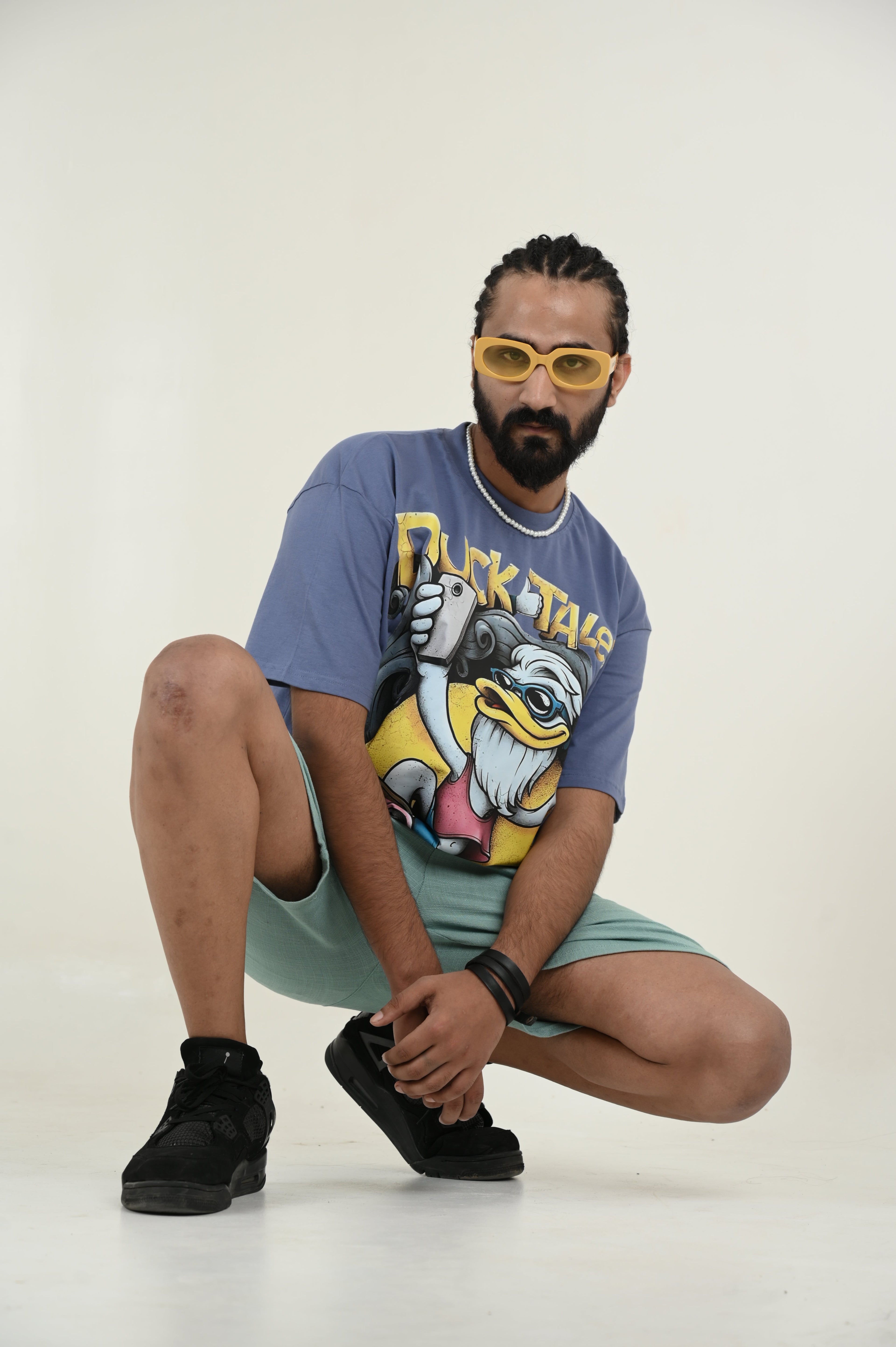 Duck Tales 100% Cotton Oversized Blue T-shirt at Kamakhyaa by Unfussy. This item is 100% cotton, Blue, Casual Wear, Organic, Oversized Fit, Printed, T-Shirts, Unfussy, Unisex, Womenswear