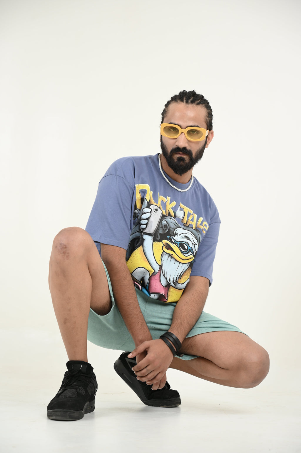 Duck Tales 100% Cotton Oversized Blue T-shirt at Kamakhyaa by Unfussy. This item is 100% cotton, Blue, Casual Wear, Organic, Oversized Fit, Printed, T-Shirts, Unfussy, Unisex, Womenswear