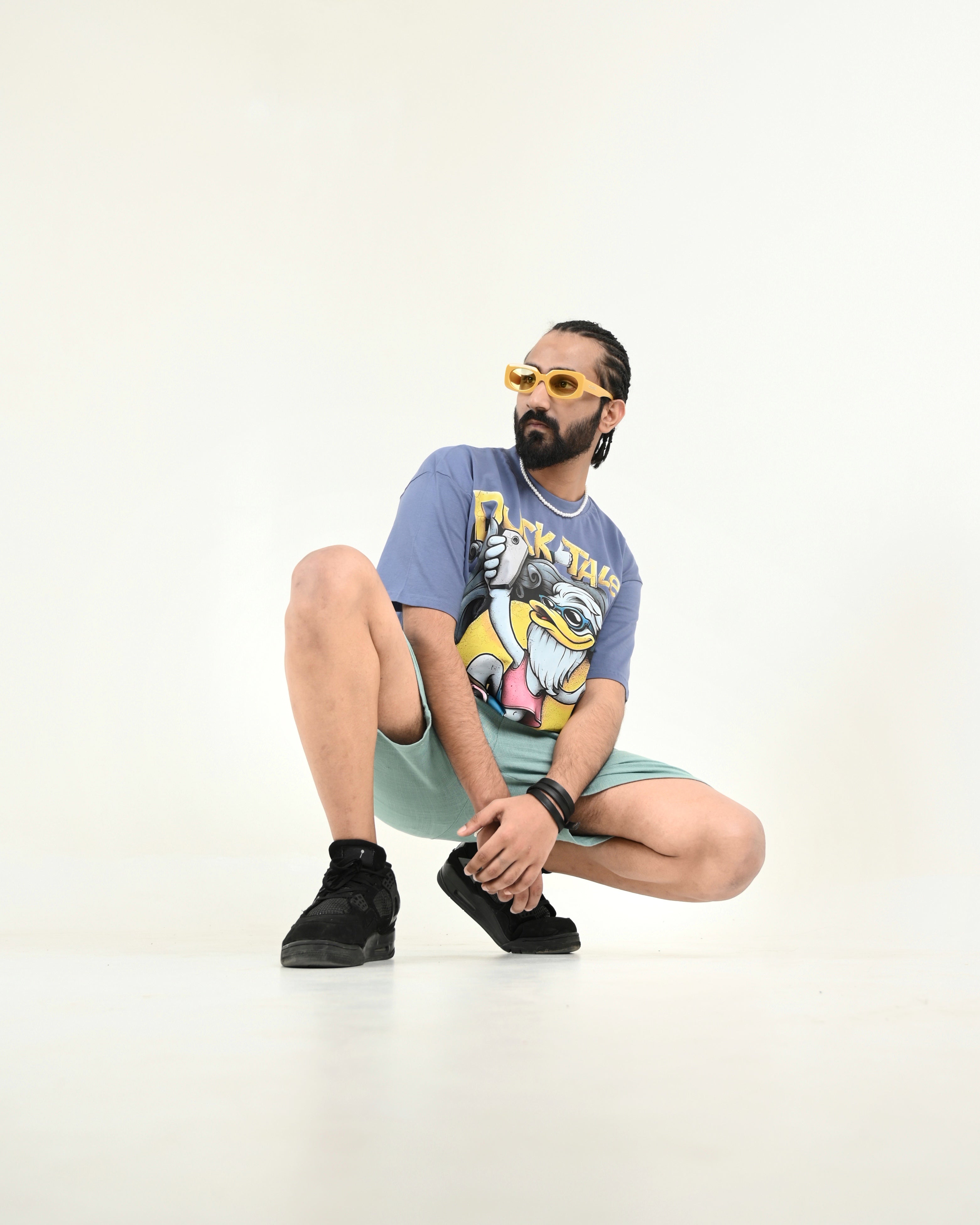 Duck Tales 100% Cotton Oversized Blue T-shirt at Kamakhyaa by Unfussy. This item is 100% cotton, Blue, Casual Wear, Organic, Oversized Fit, Printed, T-Shirts, Unfussy, Unisex, Womenswear