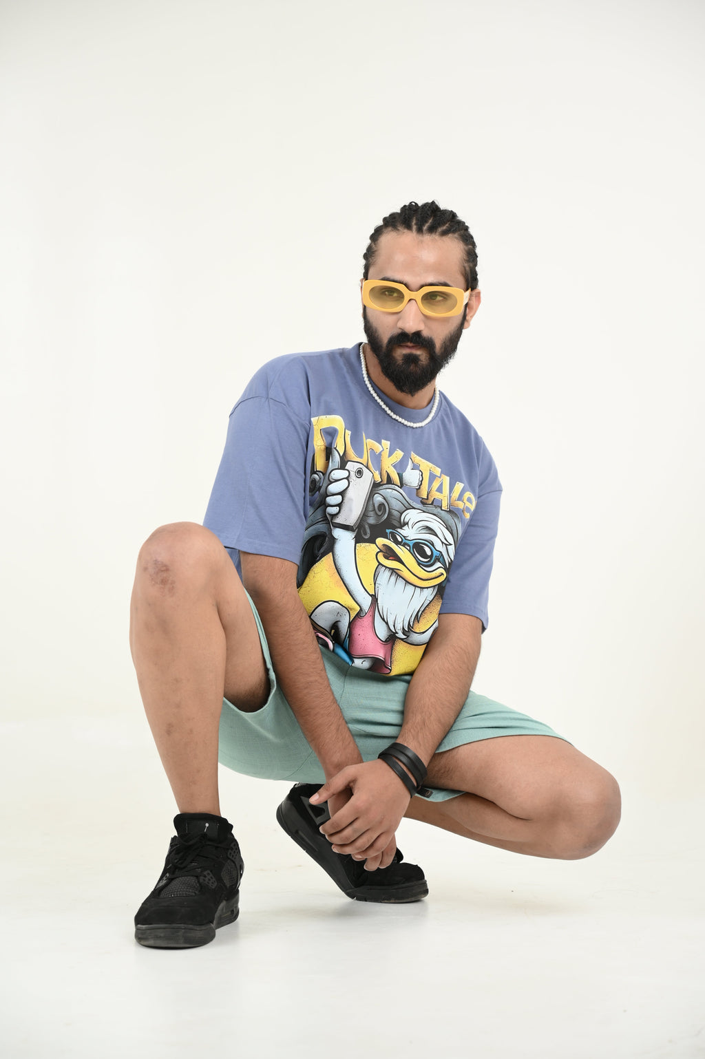 Duck Tales 100% Cotton Oversized Blue T-shirt at Kamakhyaa by Unfussy. This item is 100% cotton, Blue, Casual Wear, Organic, Oversized Fit, Printed, T-Shirts, Unfussy, Unisex, Womenswear