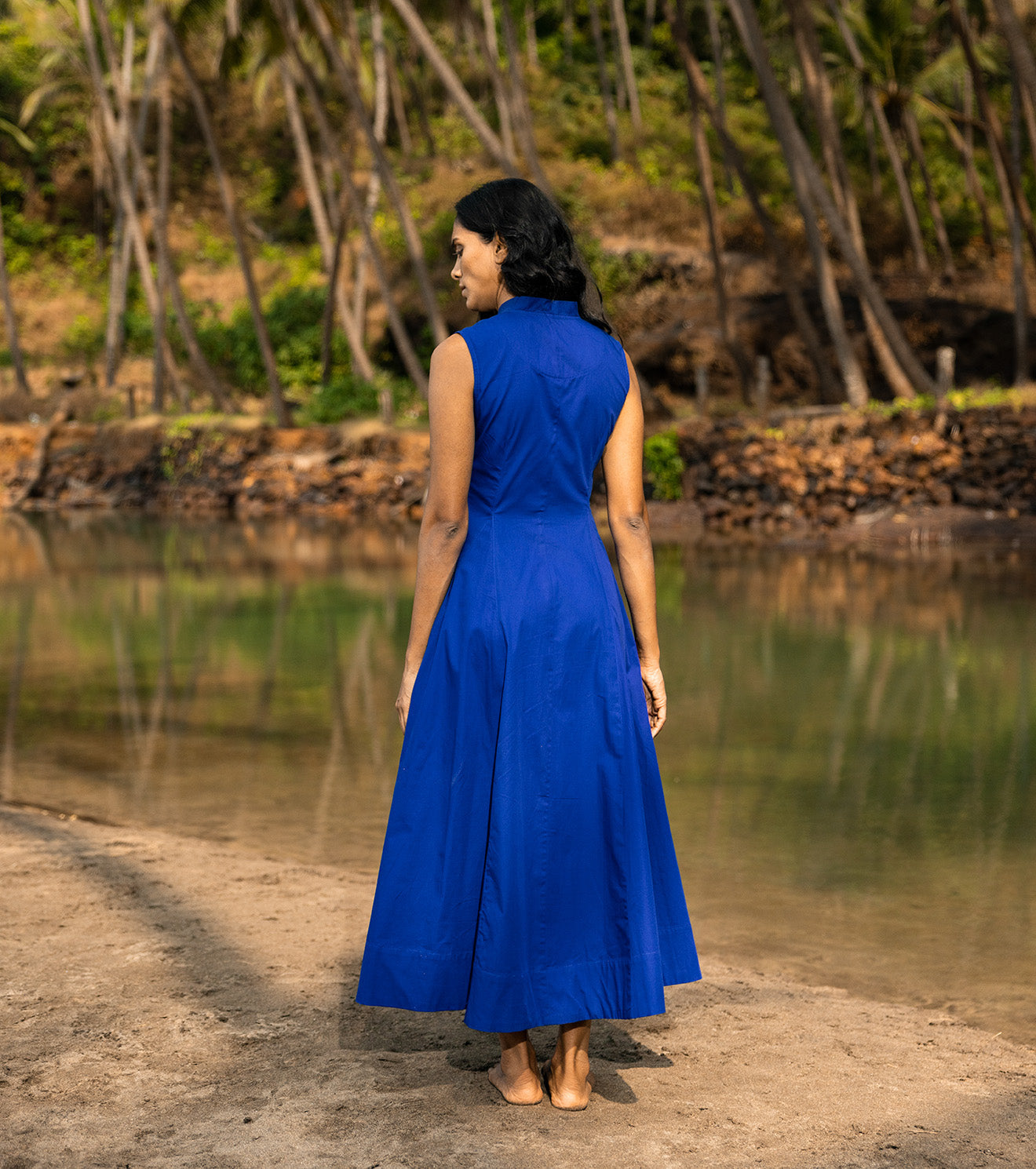 Electric Blue Maxi Dress – Kamakhyaa