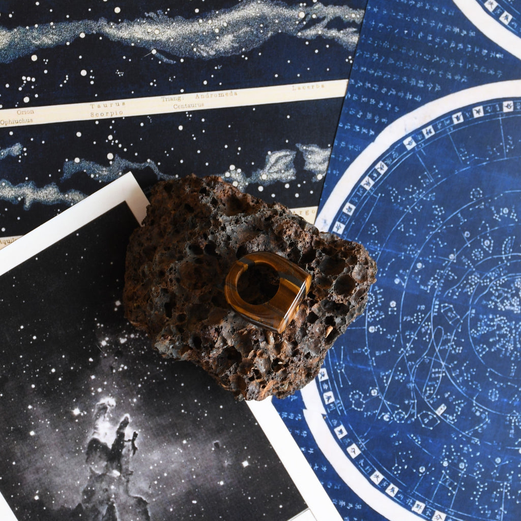 Freya Ring at Kamakhyaa by Noyra. This item is Brown, Fashion Jewellery, Free Size, Gemstone, jewelry, Natural, Rings, Solids