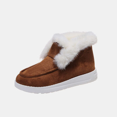 Furry Suede Snow Boots at Kamakhyaa by Trendsi. This item is Ship From Overseas, Trendsi, Y*H