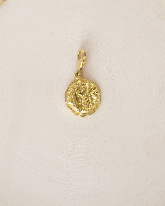 Gold Brass Crescent Moon Pendants/Charm at Kamakhyaa by The Loom Art. This item is Brass, Cosmic Dream TLA, Fashion Jewellery, Free Size, Gold, Gold Plated, jewelry, Less than $50, Natural, Pendants, Products less than $25