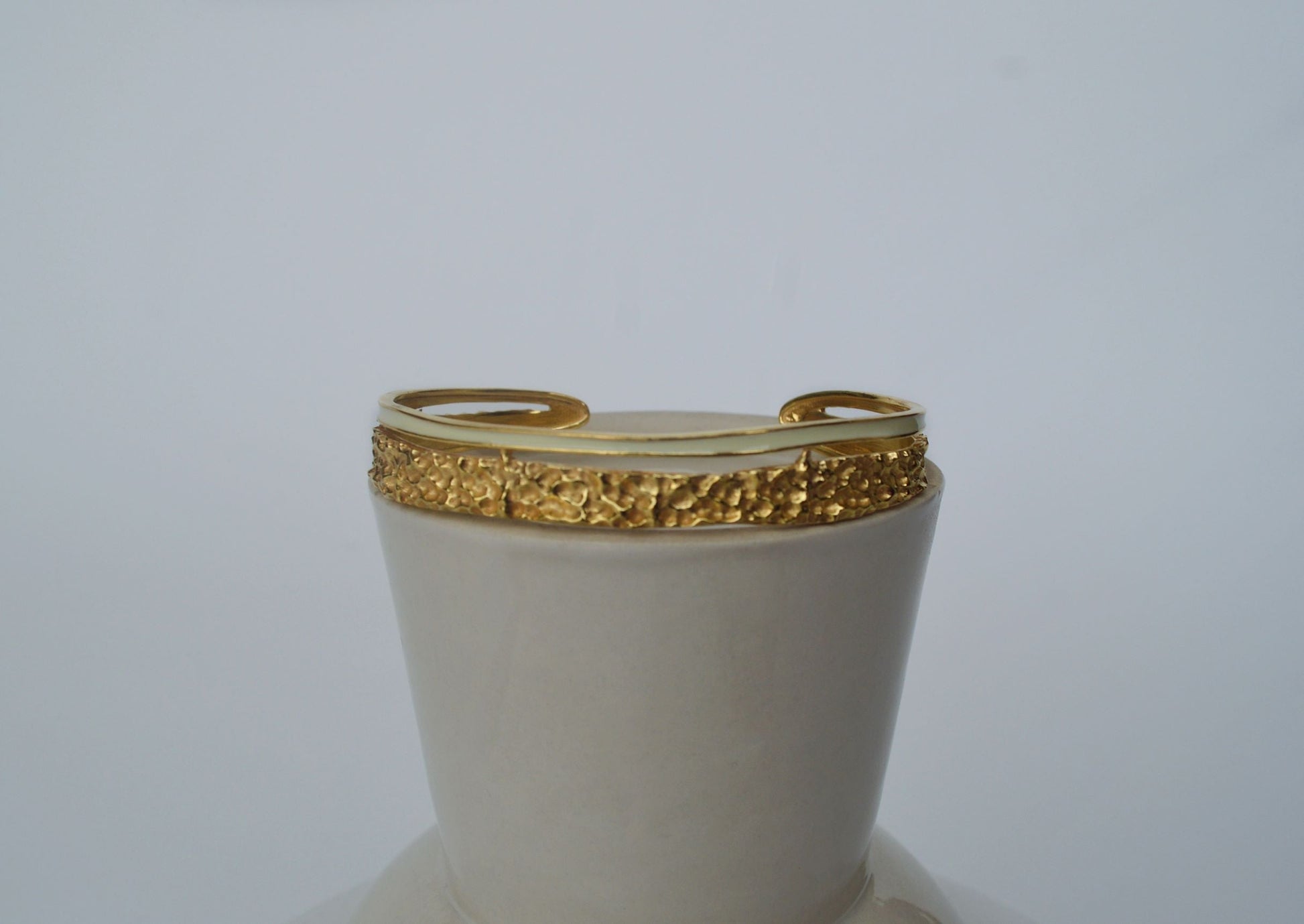 Gold Brass Golden Enamel Bracelets at Kamakhyaa by The Loom Art. This item is Add Ons, Bracelets, Brass, Cosmic Dream TLA, Fashion Jewellery, For Daughter, Free Size, Gold, Gold Plated, jewelry, Natural, Textured