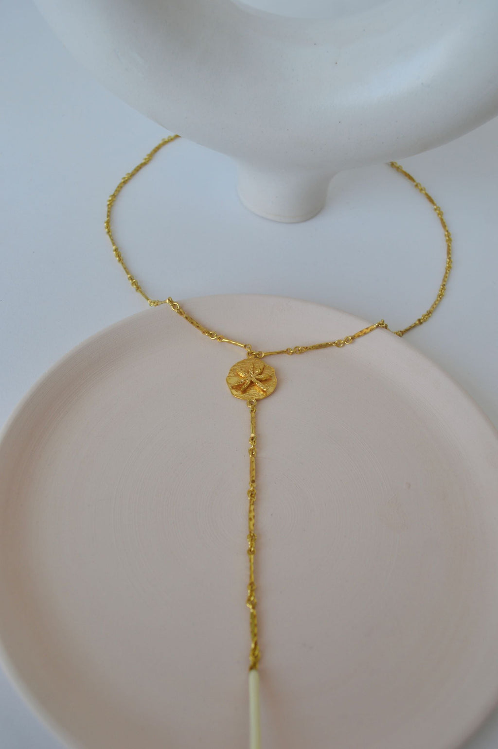 Gold Brass Milky Star Necklaces at Kamakhyaa by The Loom Art. This item is Brass, Cosmic Dream TLA, Fashion Jewellery, Free Size, Gold, Gold Plated, jewelry, Natural, Necklaces