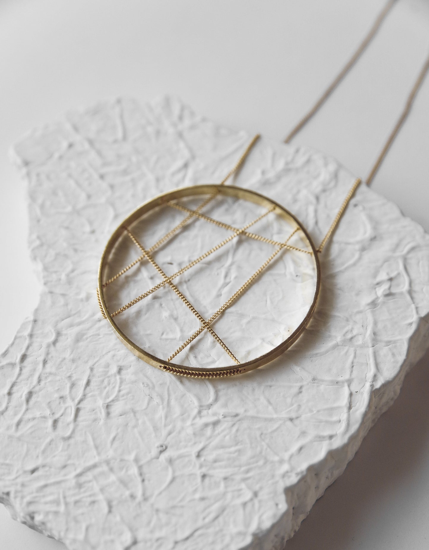 Gold Brass Necklaces- Confused Compass Free Size, Plated, Plated Brass, Necklaces, Statement Pieces Kamakhyaa