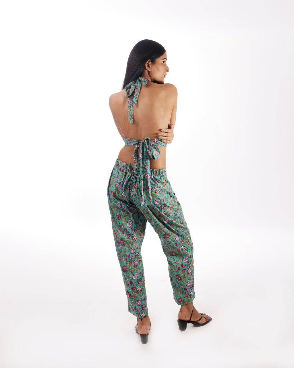 Green Printed 3 Piece Co-ord Set at Kamakhyaa by Kamakhyaa. This item is 100% pure cotton, Casual Wear, Co-ord Sets, Green, KKYSS, Natural, Prints, Regular Fit, Summer Sutra, Travel, Travel Co-ords, Womenswear