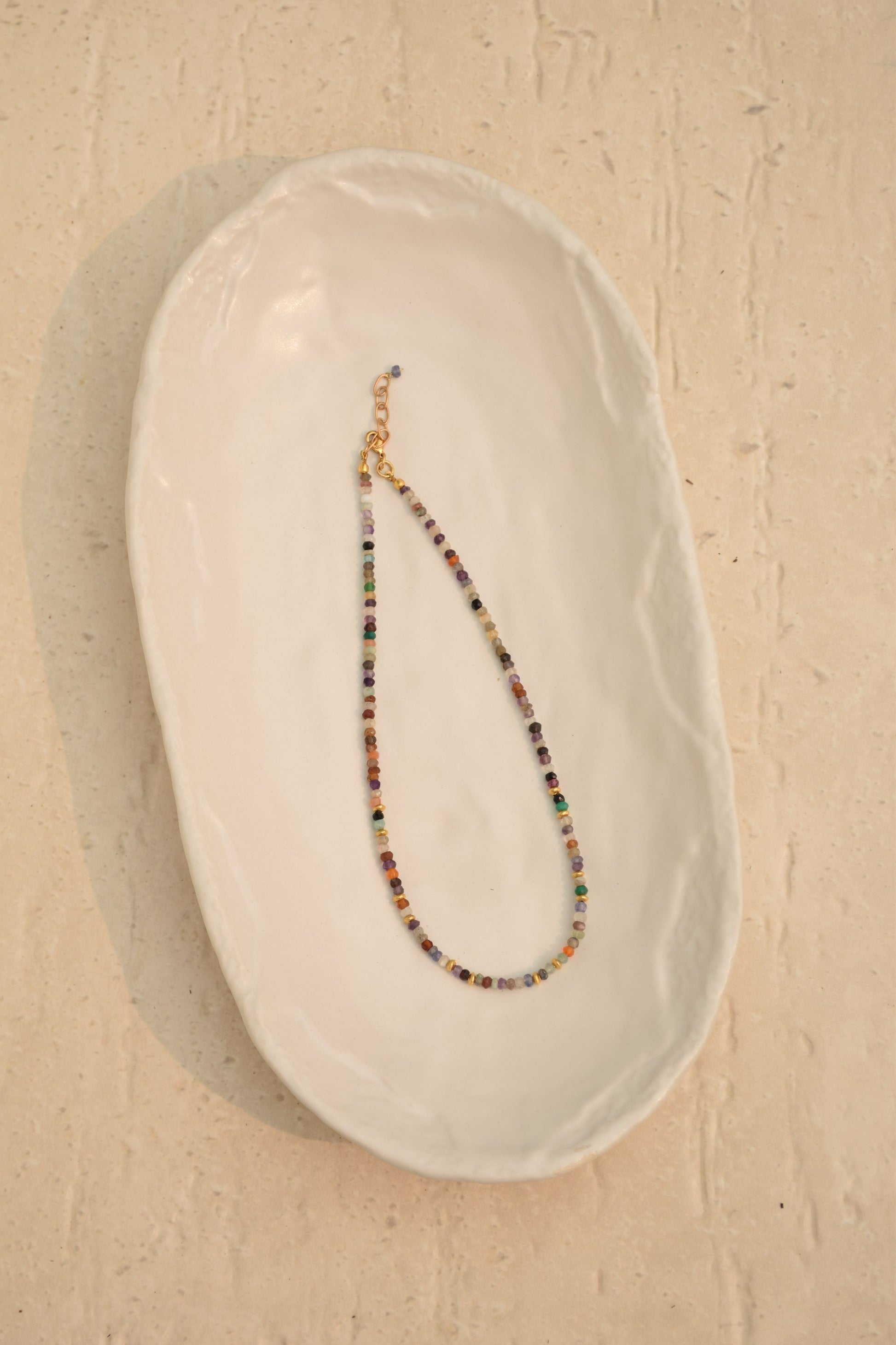 Iris Choker at Kamakhyaa by Noyra. This item is Alloy, Beaded Jewellery, Choker, Fashion Jewellery, jewelry, Micron, Multicolor, Natural, Solids