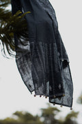 Kantha Scarf Black at Kamakhyaa by Lafaani. This item is 100% pure cotton, Accessories, Black, Casual Wear, Embroidered, Organic, Regular Fit, Scarves, Solids, Sonder, Undyed and Unbleached