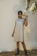 Kora Midi Dress at Kamakhyaa by Lafaani. This item is 100% pure cotton, Casual Wear, Kora, Midi Dresses, Natural with azo free dyes, Organic, Regular Fit, Solids, Sonder, Womenswear