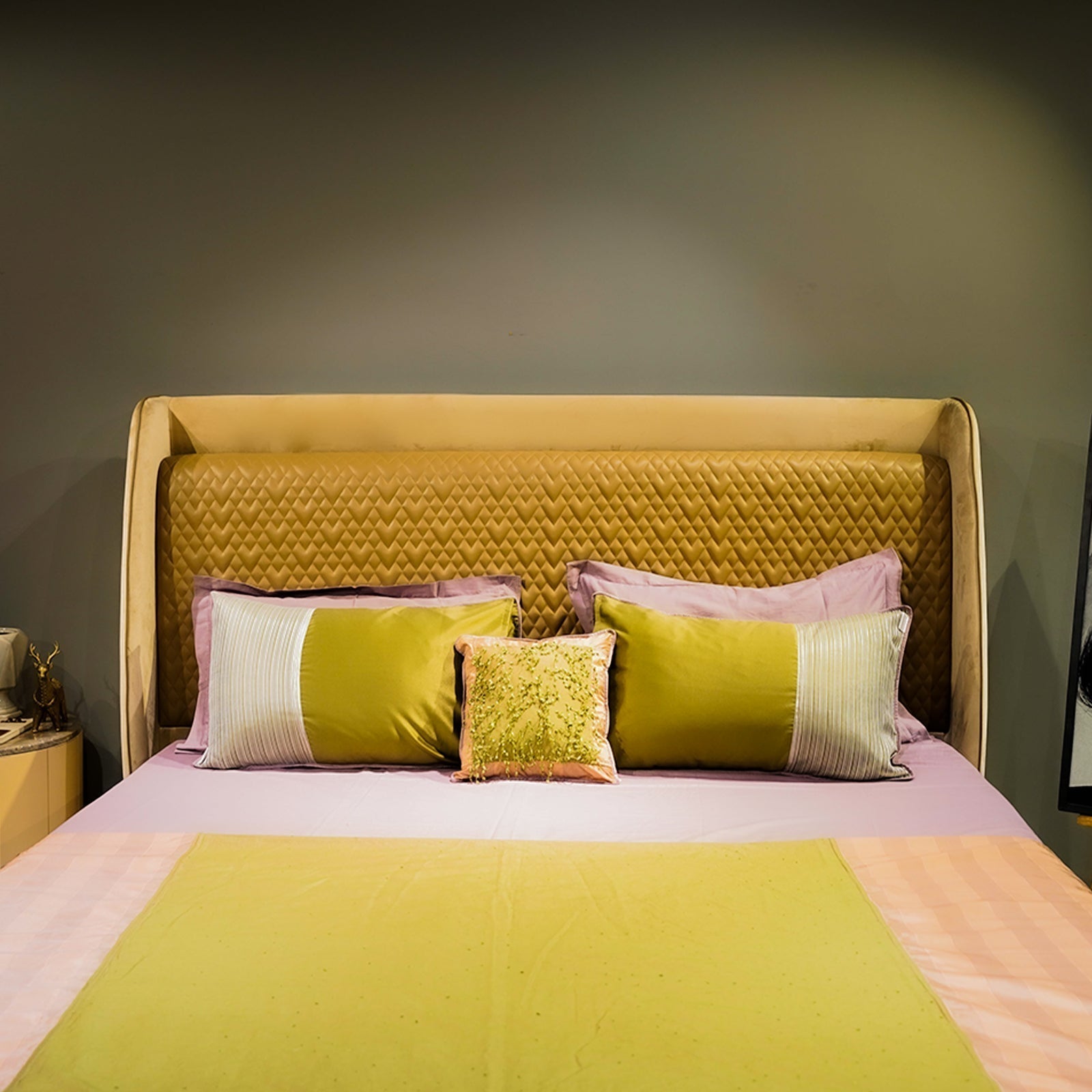 Lush Green Valley Cushion cover at Kamakhyaa by Aetherea. This item is Cushion, Cushion covers, Green, Home, Pink, Sage Green