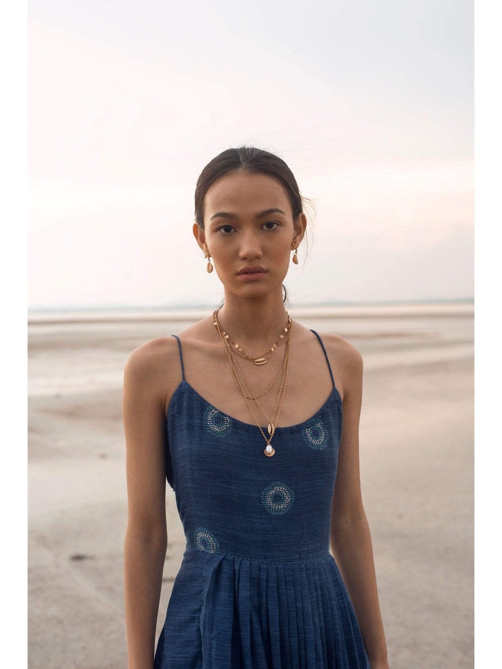 Marine Life at Kamakhyaa by The Loom Art. This item is Blue, Handwoven Cotton, July Sale, July Sale 2023, Maxi Dresses, Natural, Party Wear, Regular Fit, Serendipity, Solids, Womenswear