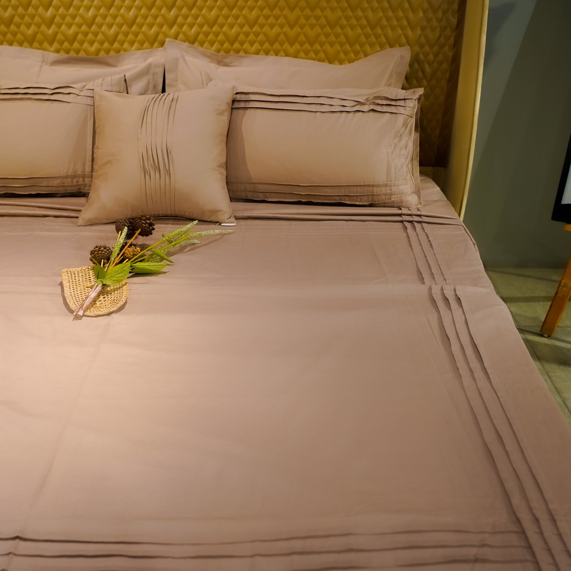 Mocha Bliss Classic Charm Cushion Cover at Kamakhyaa by Aetherea. This item is Cushion covers, Home