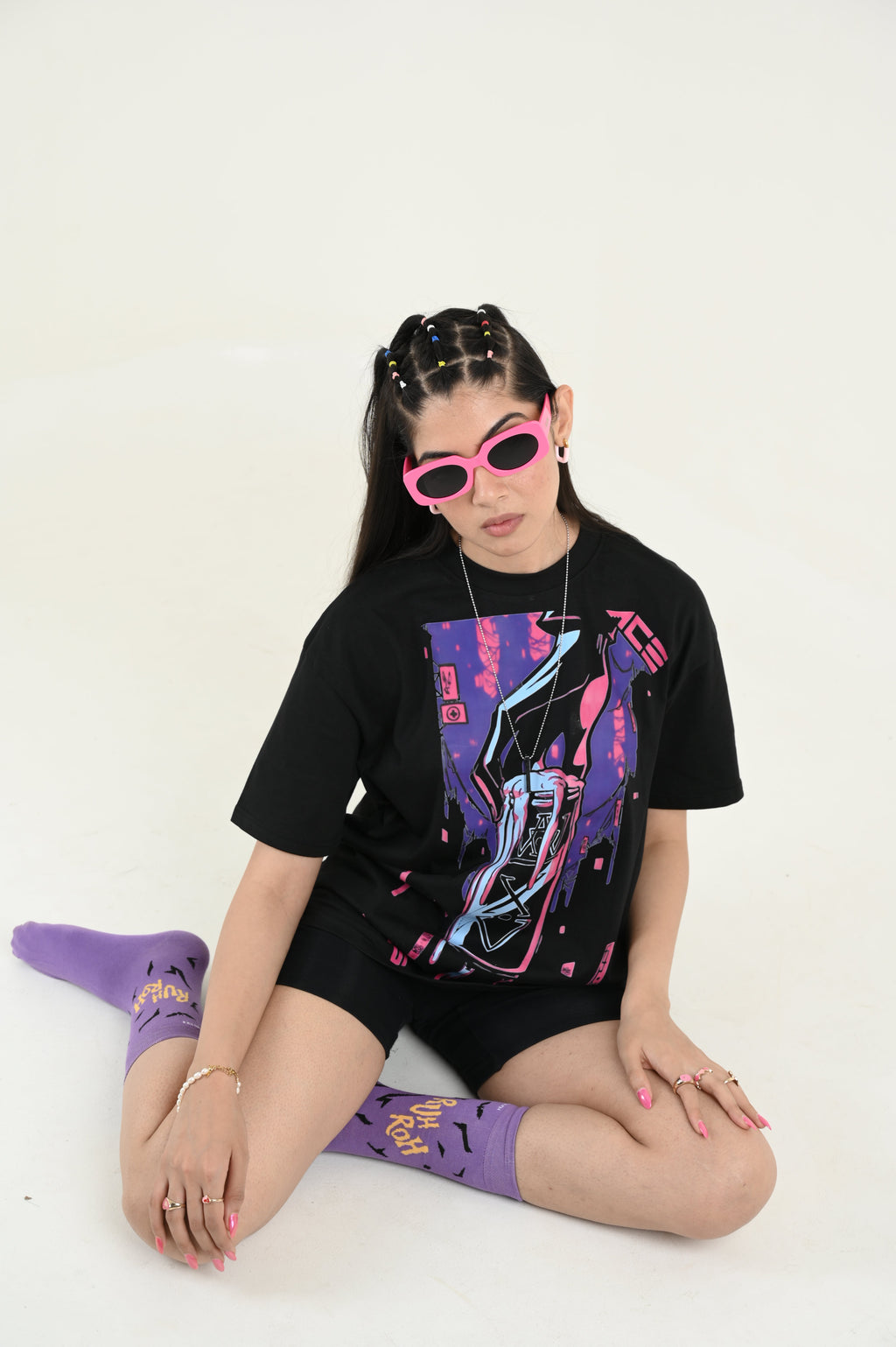 More vilas 100% Cotton Oversized Black T-shirt at Kamakhyaa by Unfussy. This item is 100% cotton, Black, Casual Wear, Organic, Oversized Fit, Printed, T-Shirts, Unfussy, Unisex, Womenswear