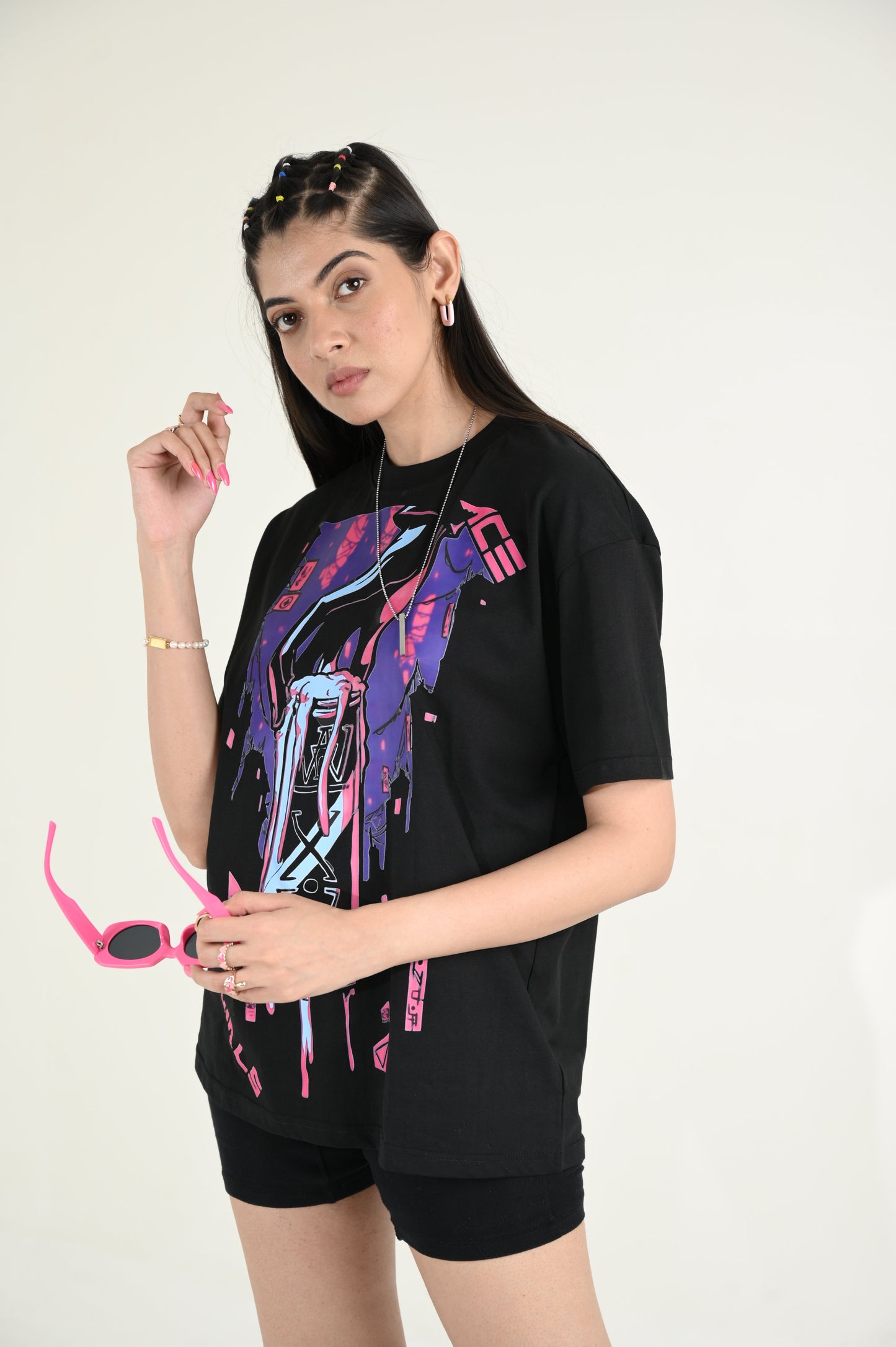 More vilas 100% Cotton Oversized Black T-shirt at Kamakhyaa by Unfussy. This item is 100% cotton, Black, Casual Wear, Organic, Oversized Fit, Printed, T-Shirts, Unfussy, Unisex, Womenswear