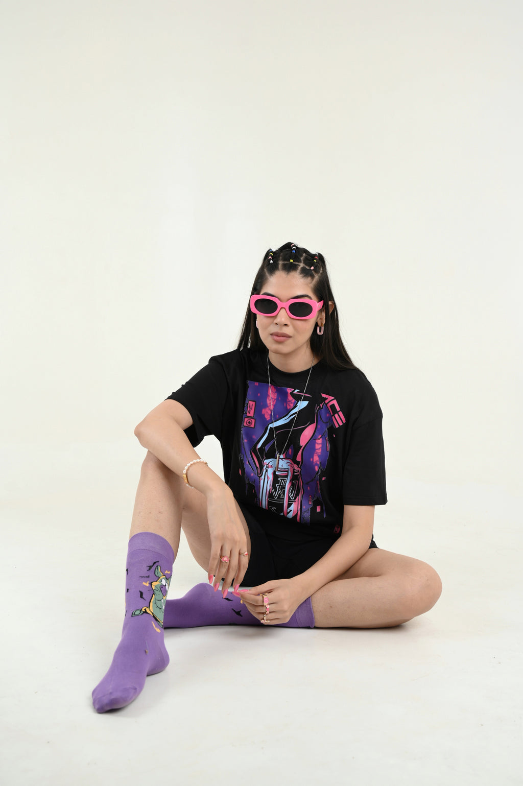 More vilas 100% Cotton Oversized Black T-shirt at Kamakhyaa by Unfussy. This item is 100% cotton, Black, Casual Wear, Organic, Oversized Fit, Printed, T-Shirts, Unfussy, Unisex, Womenswear