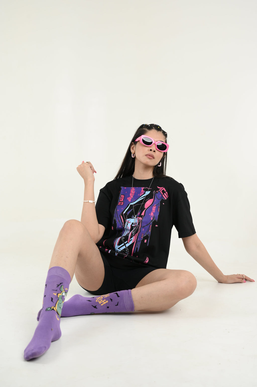 More vilas 100% Cotton Oversized Black T-shirt at Kamakhyaa by Unfussy. This item is 100% cotton, Black, Casual Wear, Organic, Oversized Fit, Printed, T-Shirts, Unfussy, Unisex, Womenswear