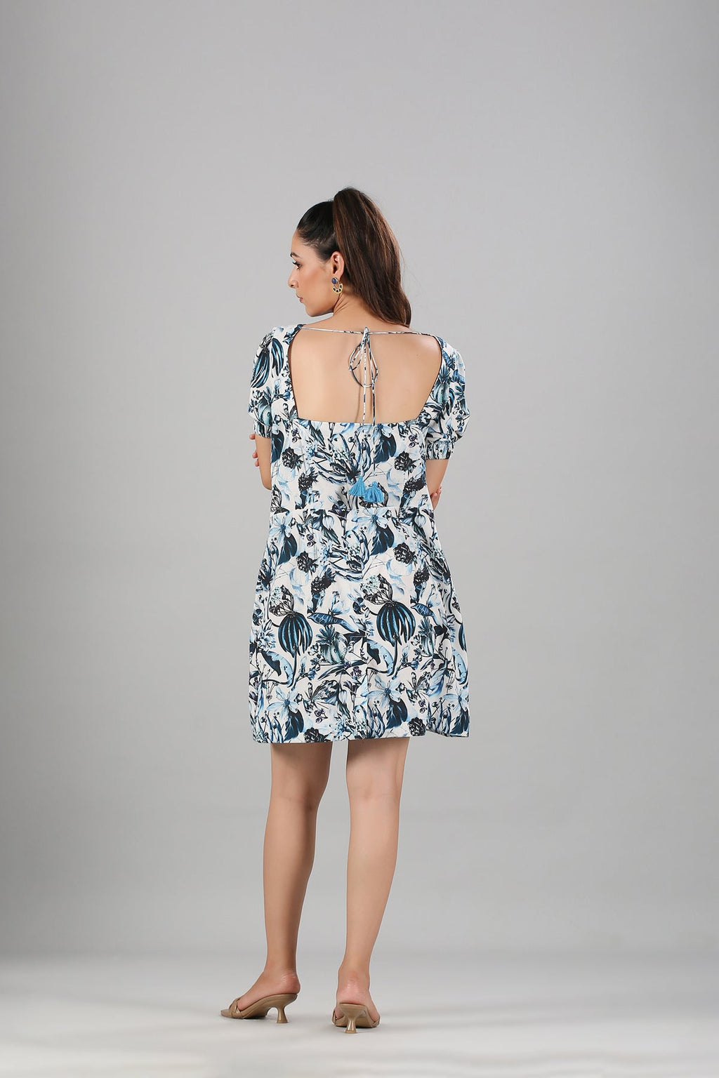 Multicolor Mini Dress at Kamakhyaa by MOH-The Eternal Dhaga. This item is Cotton, Mini Dresses, Moh-The eternal Dhaga, Multicolor, Natural, Prints, Resort Wear, Slim Fit, Womenswear