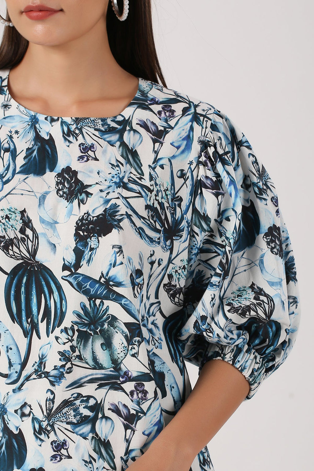 Multicolor Peplum Top at Kamakhyaa by MOH-The Eternal Dhaga. This item is Casual Wear, Cotton, Moh-The eternal Dhaga, Multicolor, Natural, Peplum Tops, Prints, Regular Fit, Womenswear