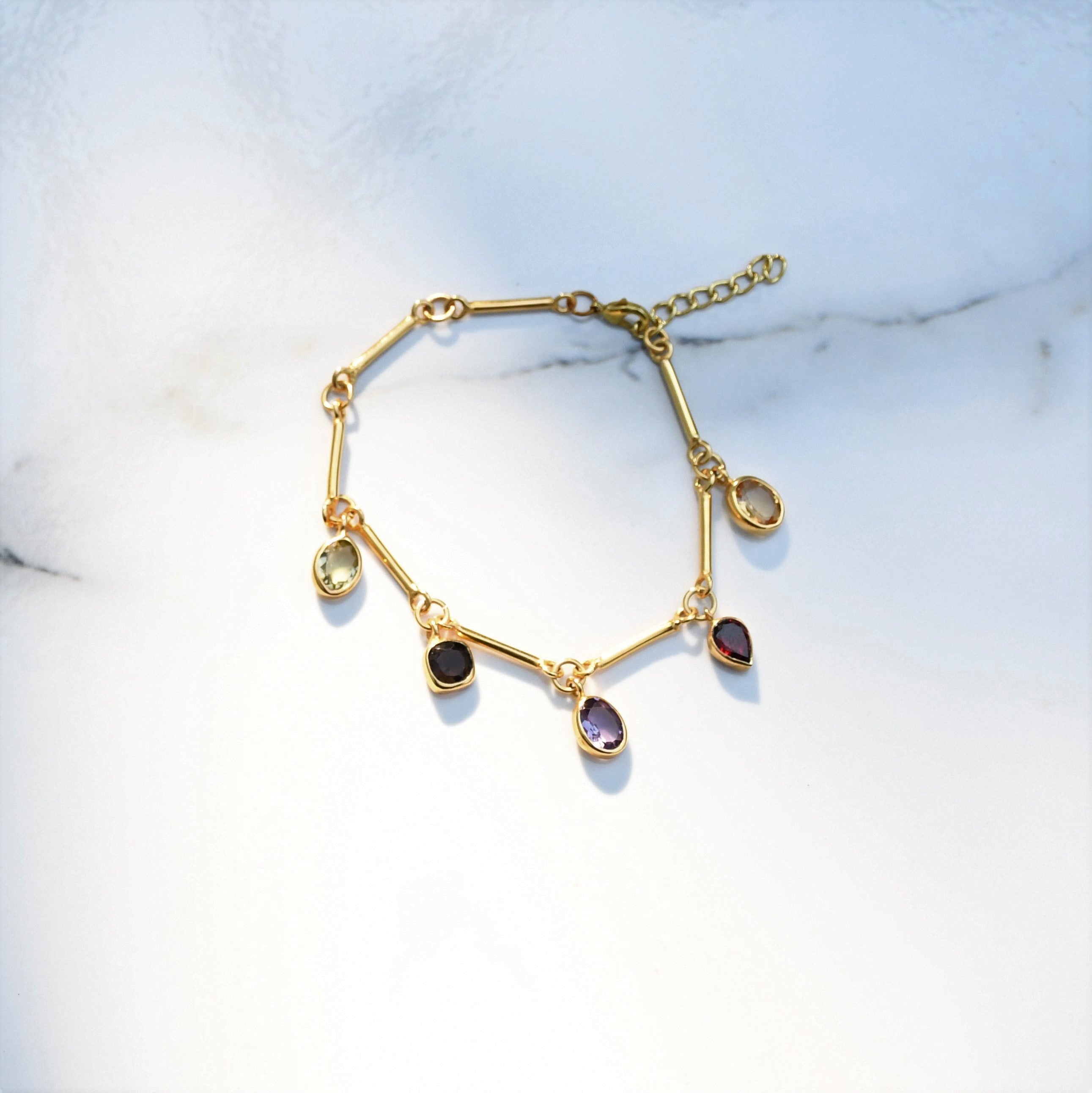 Naulakha Bracelet at Kamakhyaa by Noyra. This item is Add Ons, Alloy, Bracelets, Fashion Jewellery, jewelry, Micron, Multicolor, Natural, Office Wear Jewellery, Textured