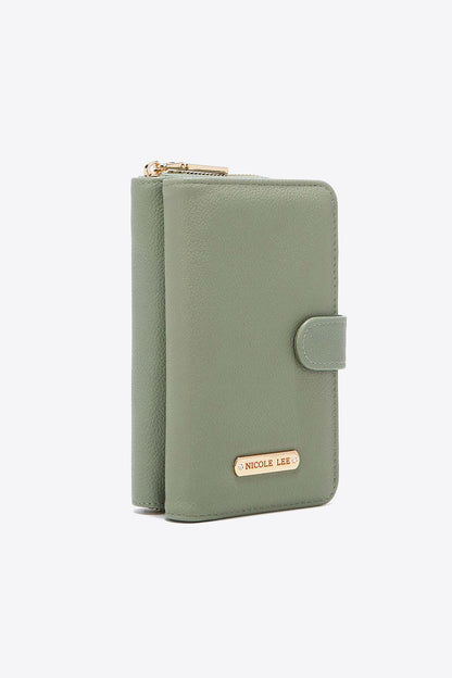 Nicole Lee USA Two-Piece Crossbody Phone Case Wallet at Kamakhyaa by Nicole Lee. This item is 100% polyurethane, Bags, Casual Wear, Free Size, Natural, Nicole Lee USA, Ship from USA, Sling Bags, Solids, Trendsi