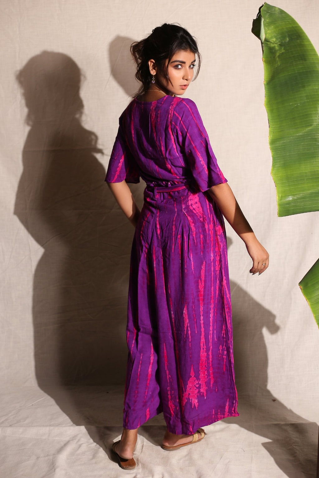 Pink Tie & Dye Top And Pants-Sets Of Two at Kamakhyaa by Keva. This item is Best Selling, Co-ord Sets, Day Dream, Natural, Pink, Printed Selfsame, Purple, Rayon, Relaxed Fit, Resort Wear, Tie & Dye, Vacation, Vacation Co-ords, Womenswear