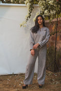 Pleated Sleeve Blouse & Patch Pocket Pants at Kamakhyaa by Lafaani. This item is 100% pure cotton, Black, Casual Wear, Grey, Loungewear Co-Ords, Natural with azo free dyes, Organic, Regular Fit, Solids, Sonder, Womenswear