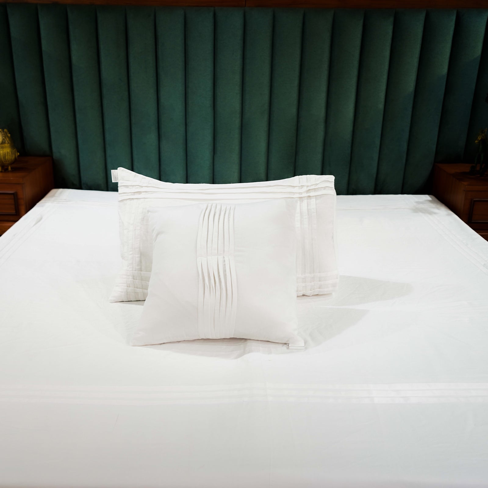 Pure Alabaster Classic Charm Pillow Cover at Kamakhyaa by Aetherea. This item is Home, Pillow Cover