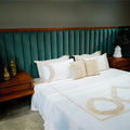 Pure Alabaster Teardrop Elegance Pillow Cover at Kamakhyaa by Aetherea. This item is Home, Pillow Cover