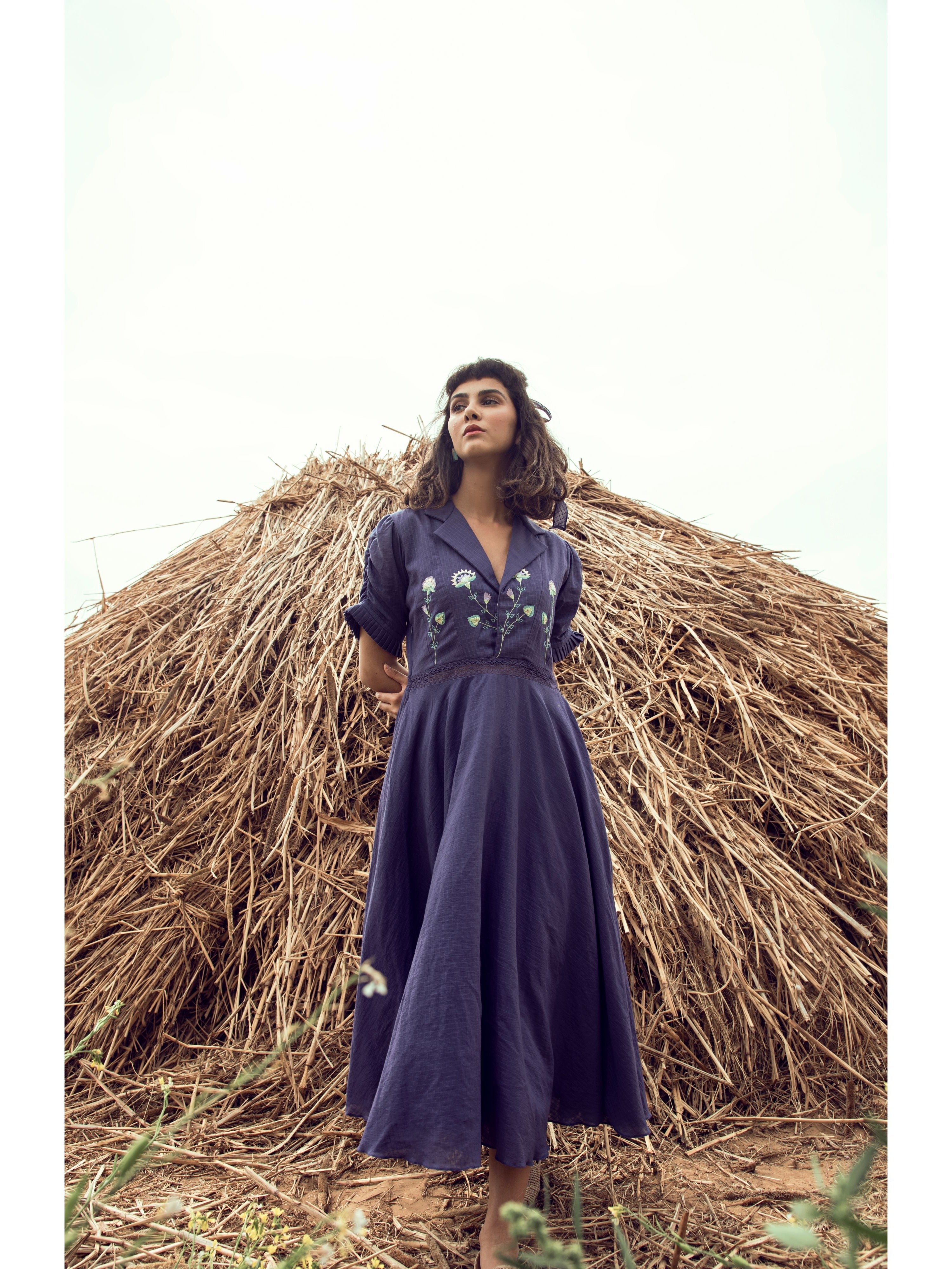 PEGGY Natural - Organic Cotton Dress by Flax & Loom - Komodo Fashion