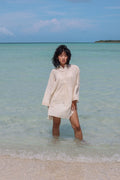 Recycled Cotton Off-White solid Tunic at Kamakhyaa by Raas. This item is Azo Free Dyes, Best Selling, Casual Wear, Cotton, Layla, Off-White, Recycled, Relaxed Fit, Solids, Tunic Tops, Womenswear