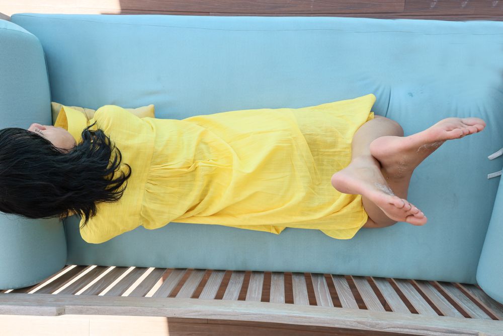 Recycled Yellow Cotton Shirt at Kamakhyaa by Raas. This item is Azo Free Dyes, Casual Wear, Cotton, Layla, Recycled, Relaxed Fit, Shirts, Solids, Womenswear, Yellow