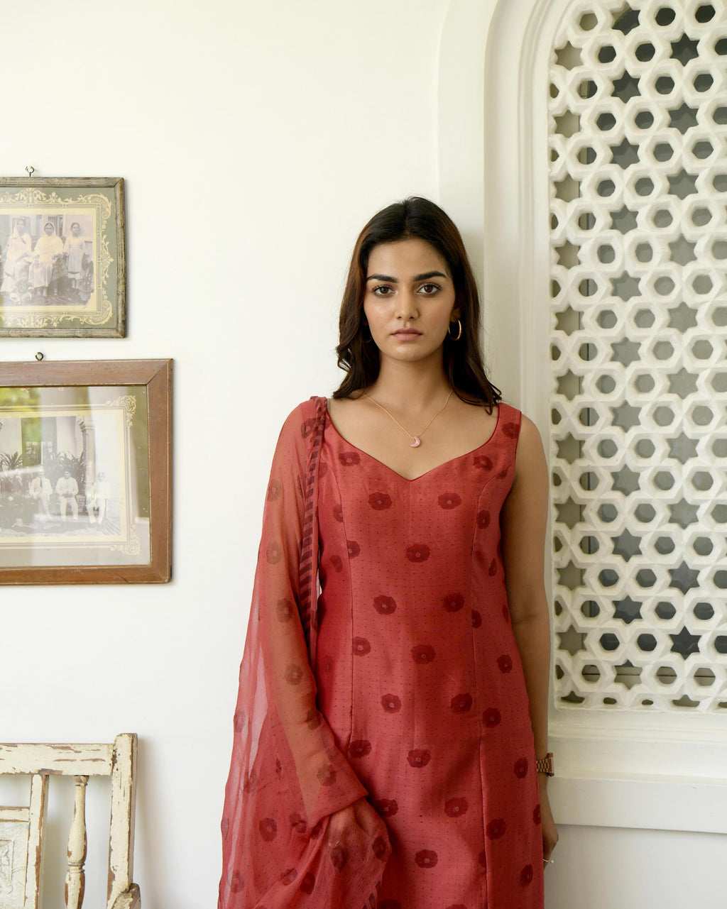 Red Chanderi Silk Printed Kurta Set With Dupatta at Kamakhyaa by Taro. This item is Best Selling, Evening Wear, Gulzar Taro, Handwoven Cotton, Indian Wear, July Sale, July Sale 2023, Kurta Pant Sets, Kurta Set With Dupatta, Natural, Prints, Red, Regular Fit, Womenswear