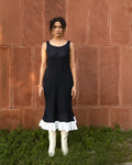 Royal Blue Midi Dress at Kamakhyaa by Meko Studio. This item is Blue, Casual Wear, Hand Knitted, July Sale, July Sale 2023, Midi Dresses, Natural, Recycled Cotton, Recycled Polyster, Relaxed Fit, Sleeveless Dresses, Solids, Tranquil AW-22/23, Womenswear