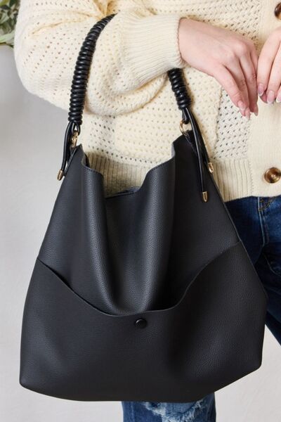SHOMICO Vegan Leather Handbag with Pouch at Kamakhyaa by Trendsi. This item is Bags, Ship from USA, SHOMICO, Trendsi