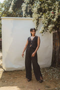 Side Slit Pants at Kamakhyaa by Lafaani. This item is 100% pure cotton, Black, Casual Wear, Natural with azo free dyes, Organic, Pants, Regular Fit, Solids, Sonder, Womenswear
