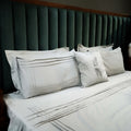 Silver Mist Classic Charm Pillow Cover at Kamakhyaa by Aetherea. This item is Home, Pillow Cover