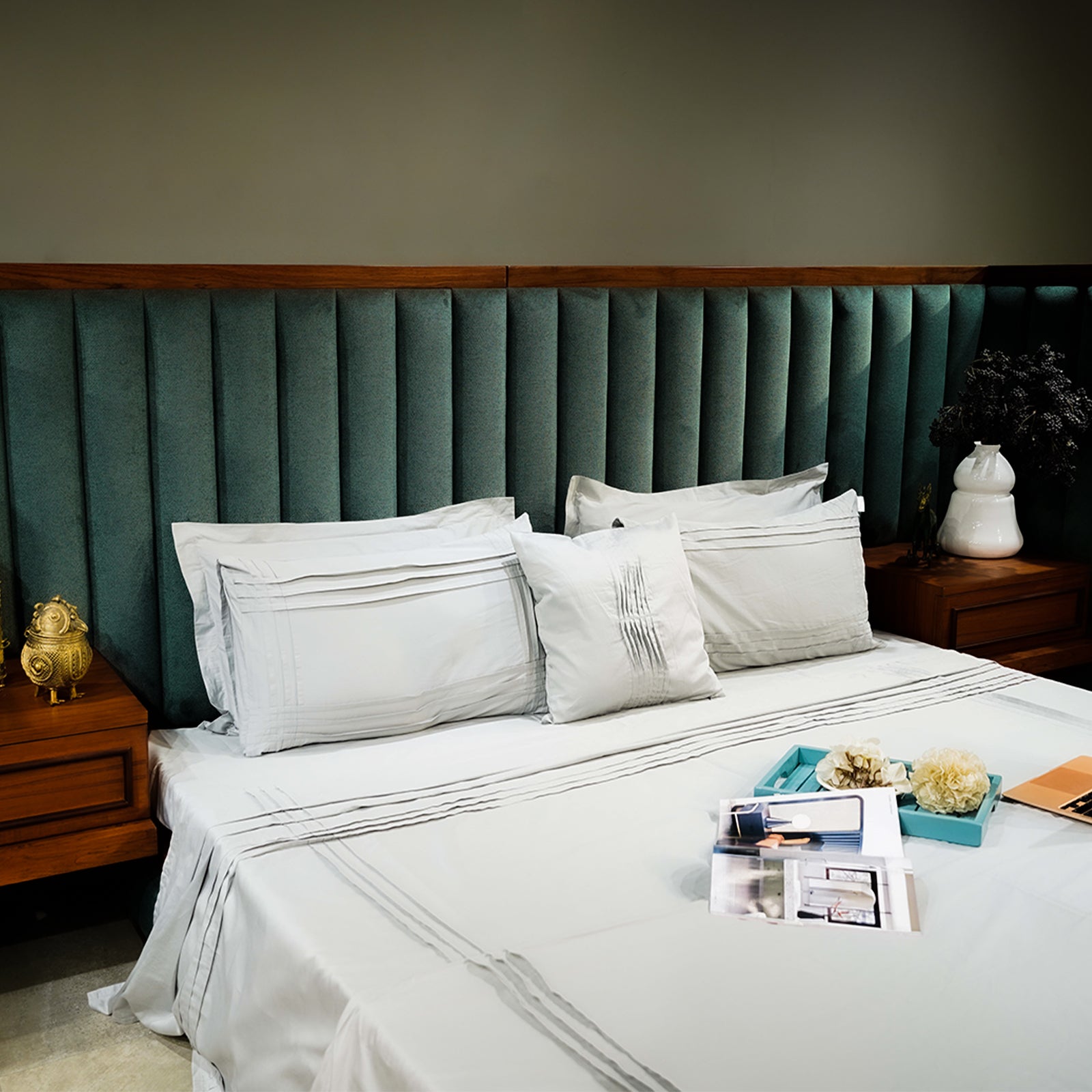 Silver Mist Classic Charm Pillow Cover at Kamakhyaa by Aetherea. This item is Home, Pillow Cover