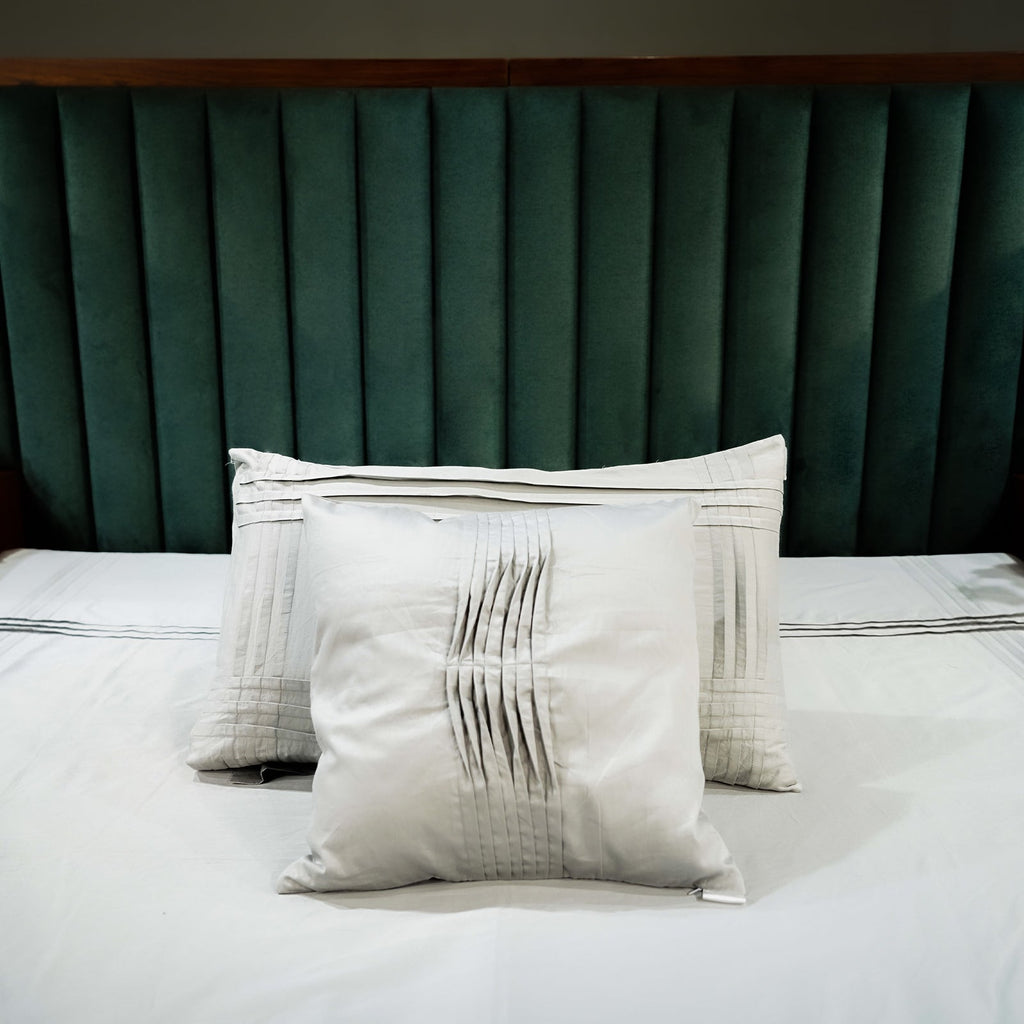 Silver Mist Classic Charm Pillow Cover at Kamakhyaa by Aetherea. This item is Home, Pillow Cover