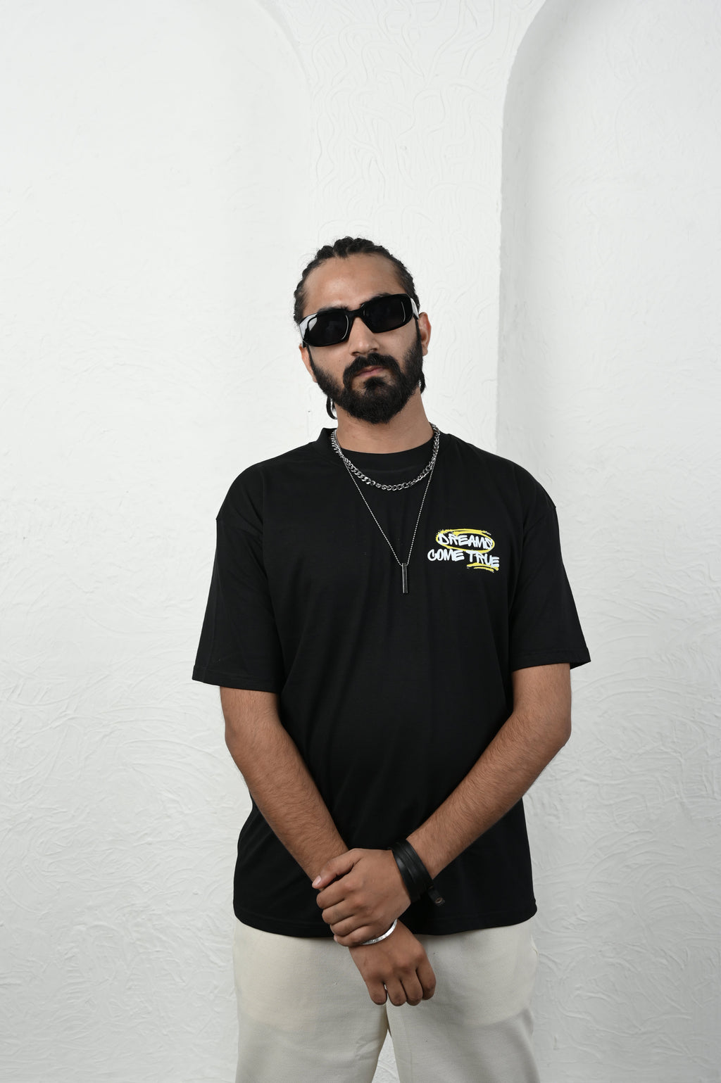 Smile Please 100% Cotton Oversized Black T-shirt at Kamakhyaa by Unfussy. This item is 100% cotton, Black, Casual Wear, Organic, Oversized Fit, Printed, T-Shirts, Unfussy, Unisex, Womenswear