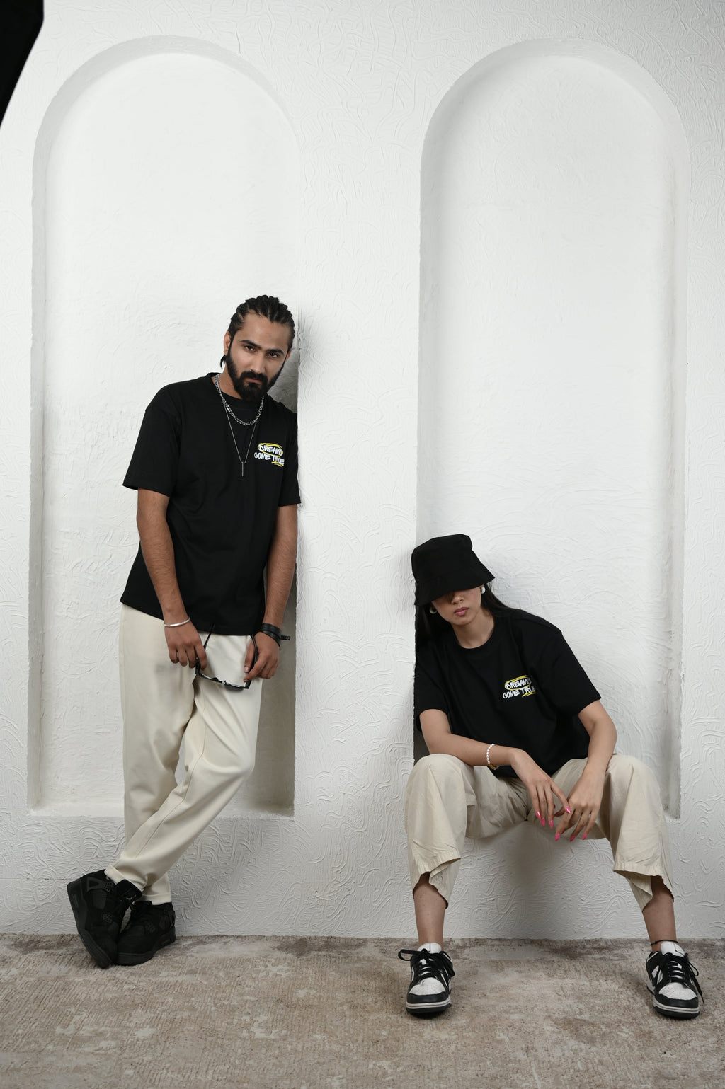 Smile Please 100% Cotton Oversized Black T-shirt at Kamakhyaa by Unfussy. This item is 100% cotton, Black, Casual Wear, Organic, Oversized Fit, Printed, T-Shirts, Unfussy, Unisex, Womenswear