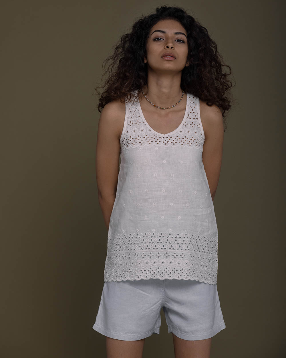 Sunkissed Saltwater Shorts - Summer Blue at Kamakhyaa by Reistor. This item is Blue, Casual Wear, Hemp, Natural, Shorts, Solids, Womenswear