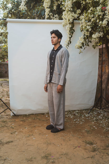 Tapered Pants at Kamakhyaa by Lafaani. This item is 100% pure cotton, Black, Casual Wear, Grey, Menswear, Natural with azo free dyes, Organic, Regular Fit, Solids, Sonder