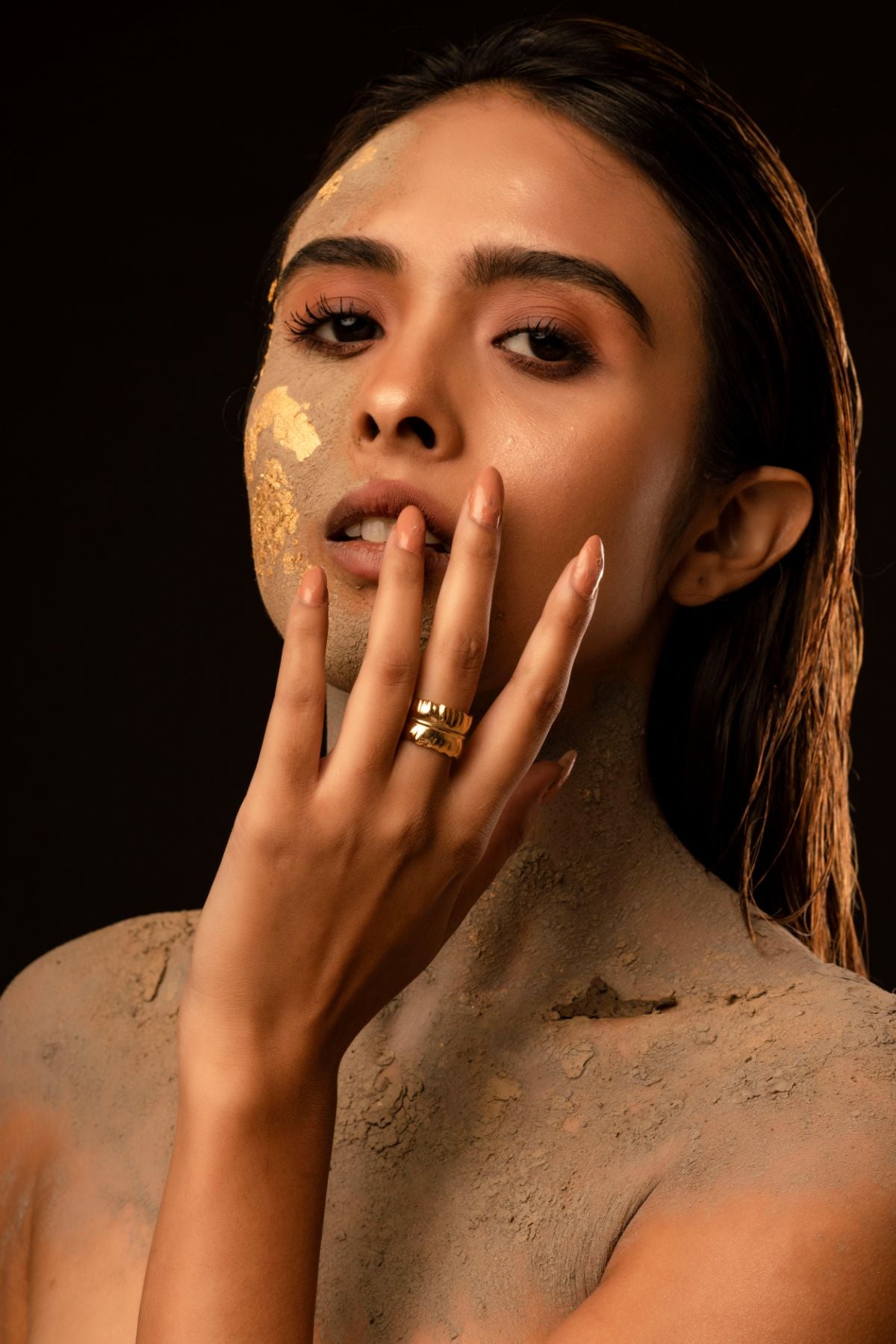 The Musa Ring at Kamakhyaa by Amalgam By Aishwarya. This item is Brass dipped in gold, Eating to Existance, Fashion Jewellery, Free Size, Gold, jewelry, Natural, Rings, Solids