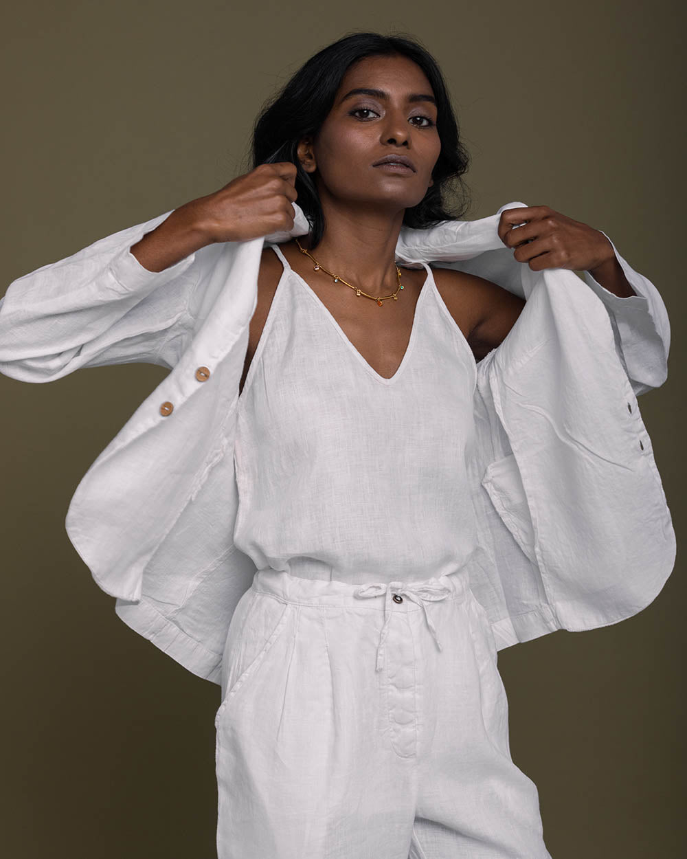 The She’S Everything Blazer - Coconut White at Kamakhyaa by Reistor. This item is Blazers, Casual Wear, Hemp, Natural, Office Wear, Solids, White, Womenswear