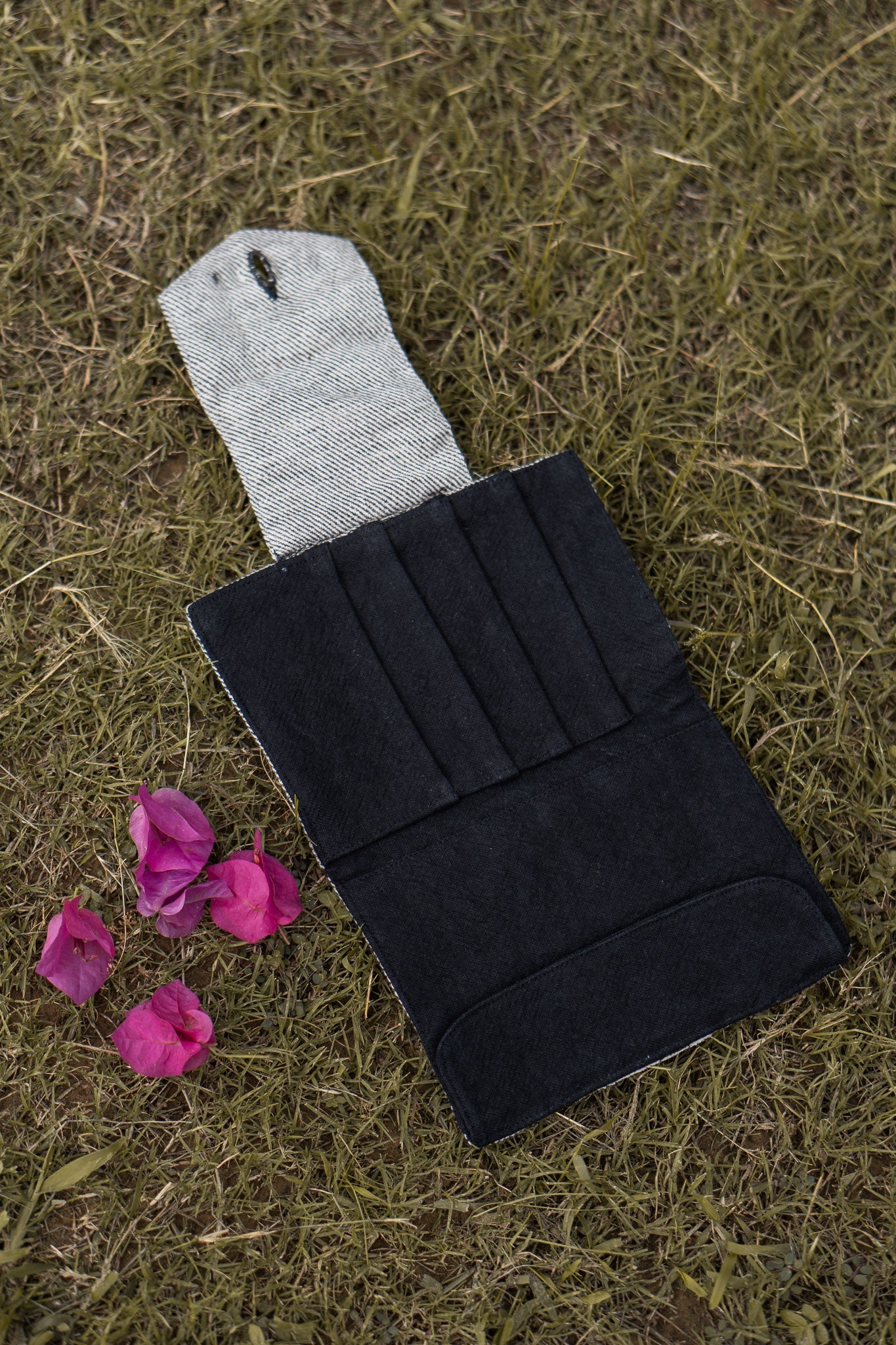 Top-Loop Belt Bag at Kamakhyaa by Lafaani. This item is Bags, Belt Bags, Black, Casual Wear, Grey, Natural with azo free dyes, Organic, Regular Fit, Solids, Sonder