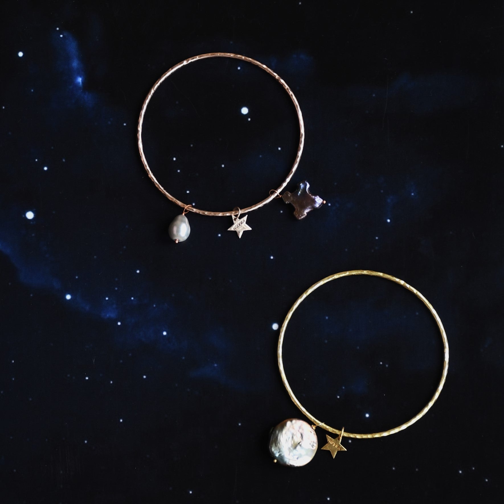 Trifid Nebula Bangle at Kamakhyaa by Noyra. This item is Add Ons, Bangles, Brass Alloy, Fashion Jewellery, Gold, jewelry, July Sale, July Sale 2023, Micron, Natural, Textured
